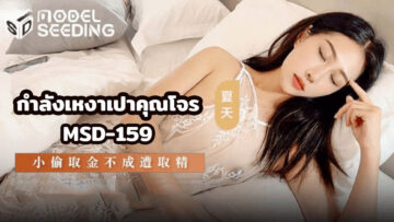 MSD-159 สาวสวยสุดเบื่อชีวิต ใช้โอกาสจับโจรขึ้นบ้านหาคู่เป่าซะเลย