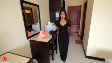 น้องเจนมาในชุดดำสุดเซ็กซี่เข้าเสียวอมควยอย่างเด็ดก่อนเย็ดกันลีลาเสียว